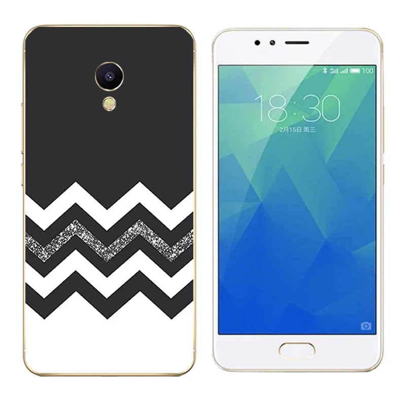 Cases for Meizu M5S mini Character Printing Meilan5S Phone Shell Transparent 5.2 inch Soft Silicone Meizu5s |