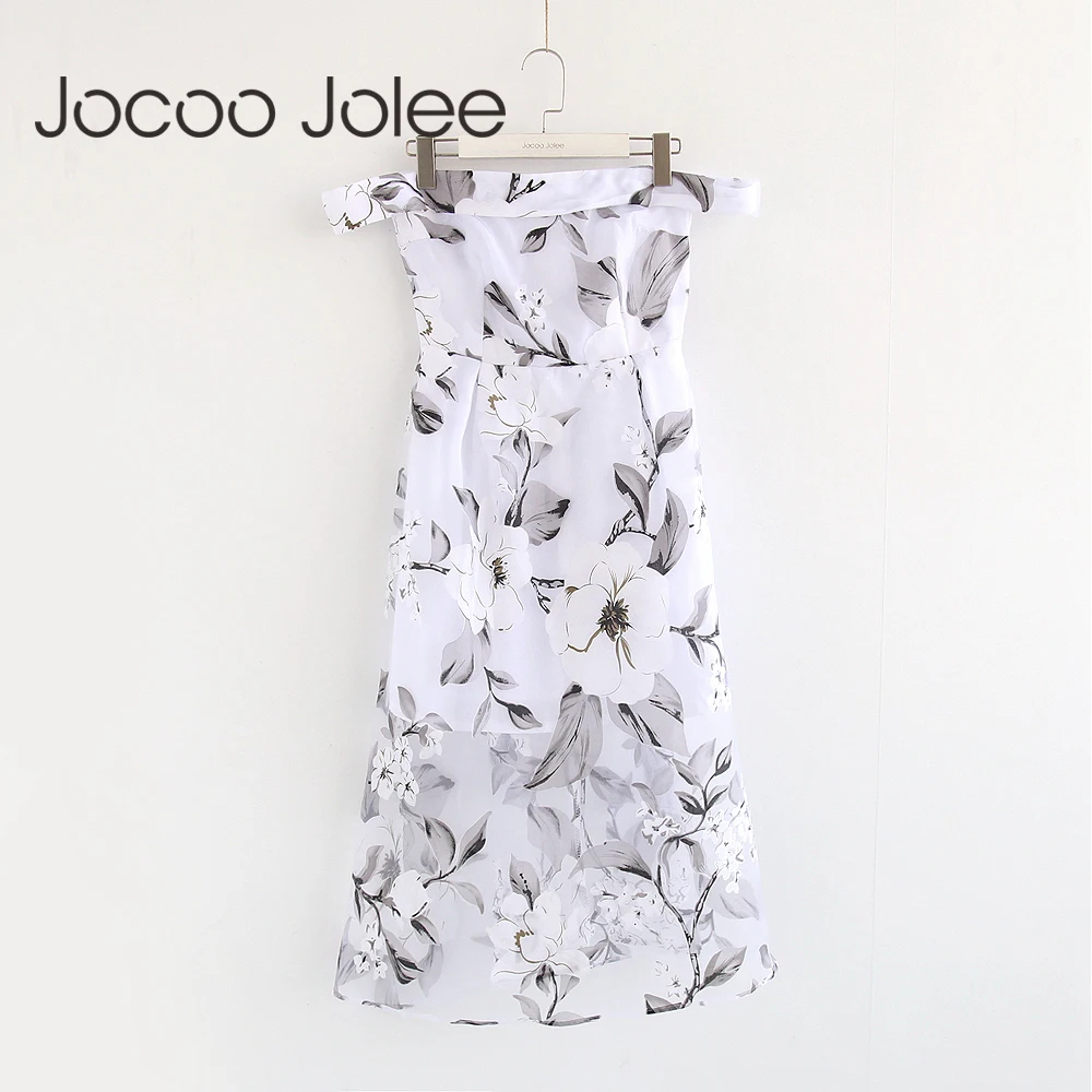 Женское пляжное платье Jocoo Jolee Пляжное с открытыми плечами в богемном стиле