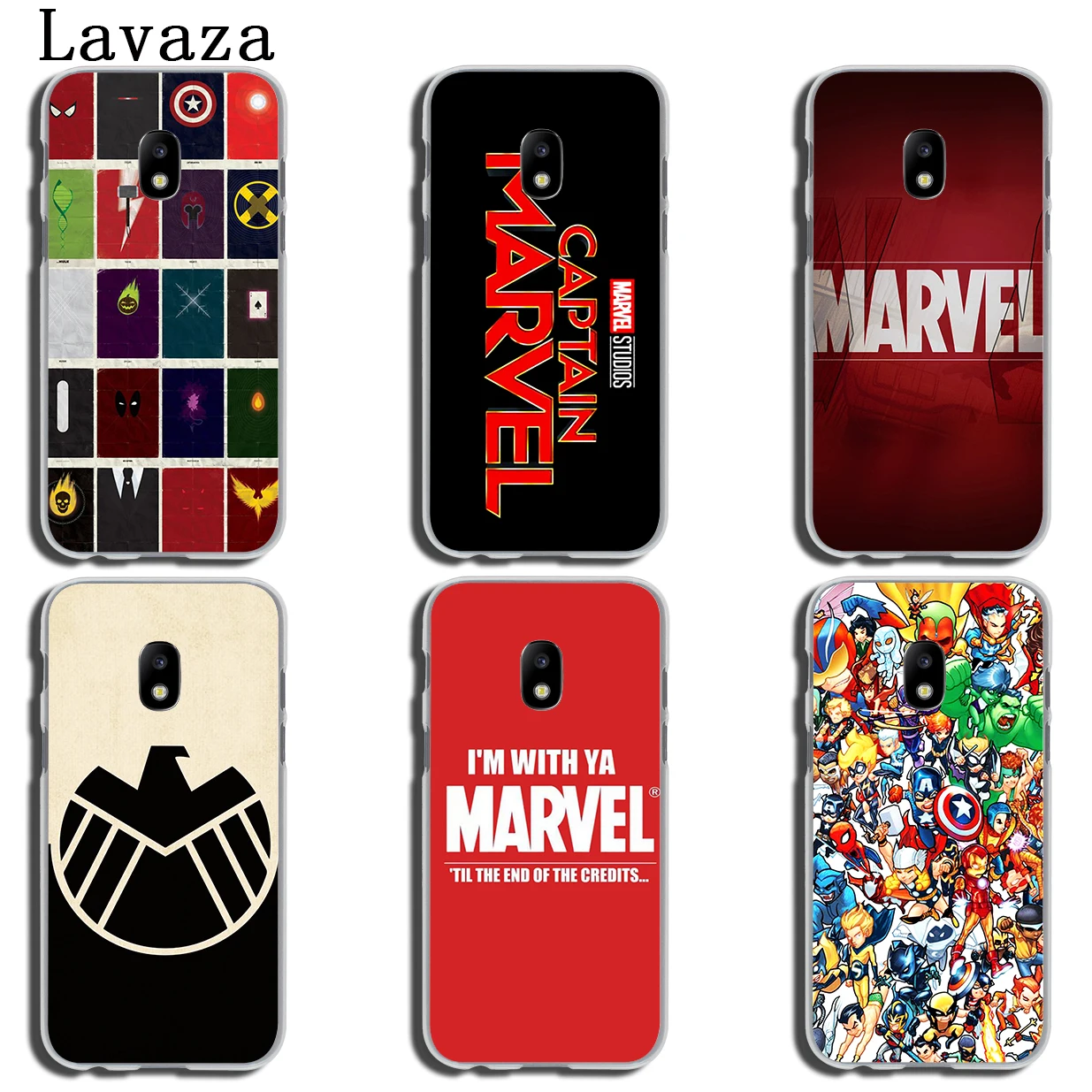 Lavaza Luxury Marvel Comics logo Phone Case for Samsung Galaxy J8 J7 Duo J6 J5 J4 Plus 2018 2017 2016 J2 J3 Prime 2015 Cover | Мобильные