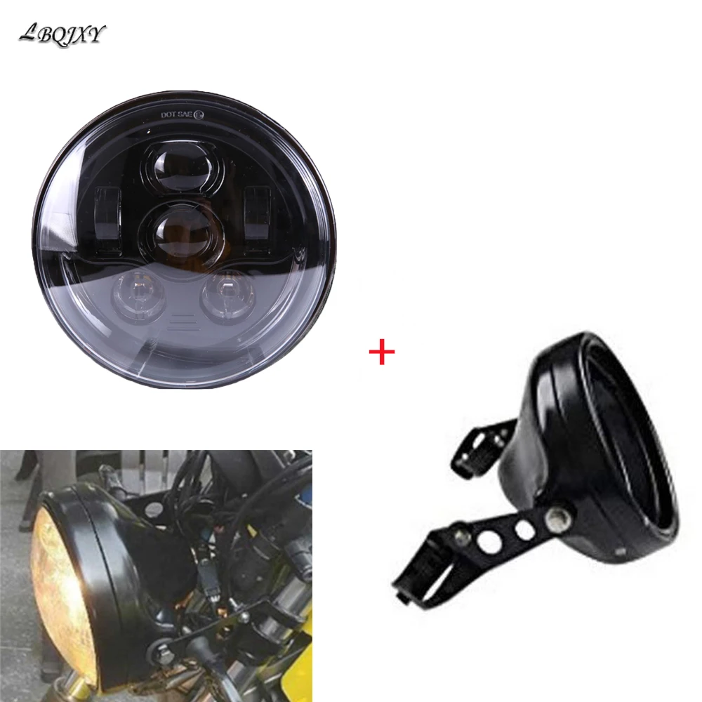 7 Inch Projector Led Headlight and Lamp Shell or Headlamp for Motorcycle Hornet Suzuki Yamaha | Автомобили и мотоциклы