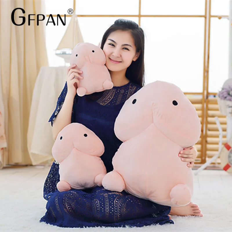 30-50cm Sexy Penis Plush Toys Pillow Soft Stuffed Funny Cushion Simulation Lovely Dolls Creative Gift for Kids Children Girl | Игрушки и