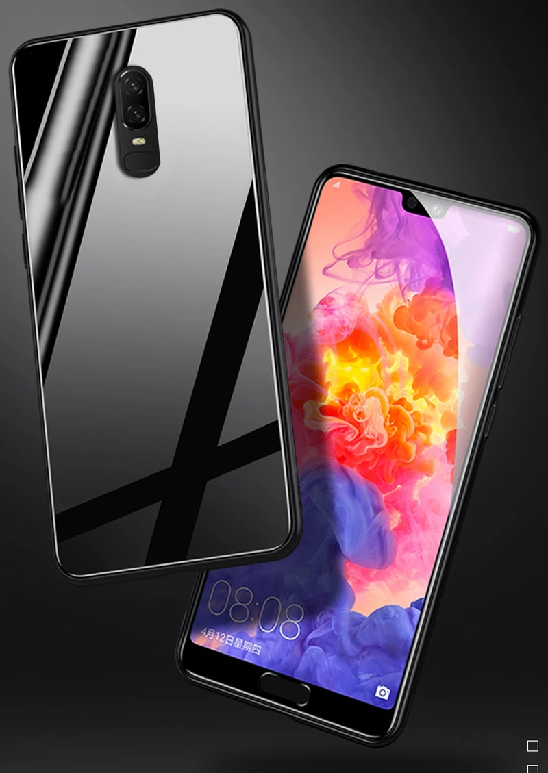 KaiNuEn coque, чехол, чехол, для One plus 6 T Oneplus 6 T 5T Oneplus6 жесткий ударопрочный телефон на задней панели защитные чехлы с закаленным стеклом