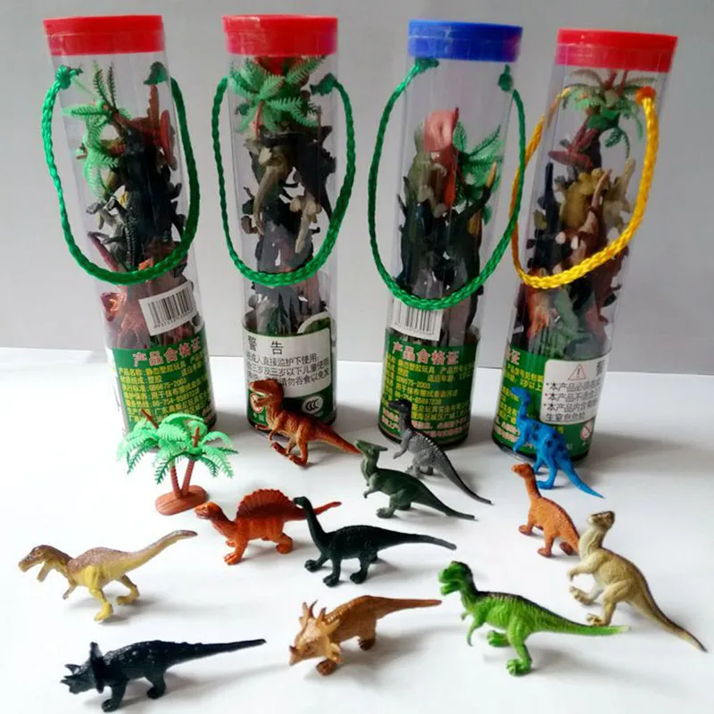 12 шт./лот Набор игрушечных динозавров ПВХ модель динозавра Фигурки игрушки для