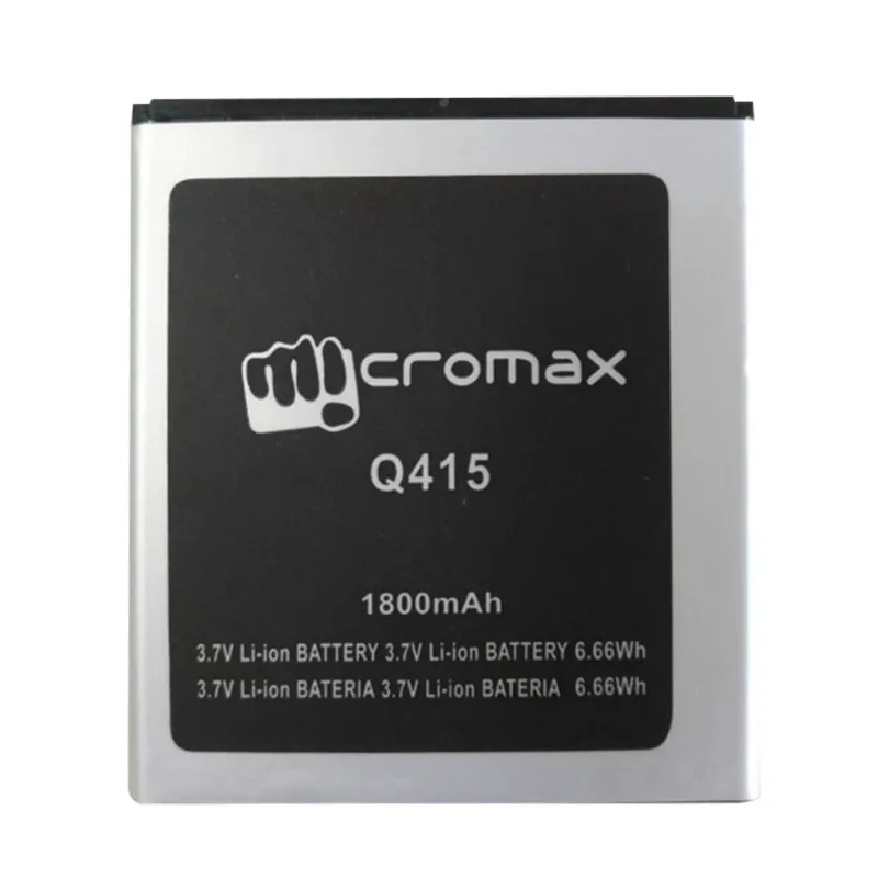 Новая 3 7 V 1800mAh батарея для Micromax Q415 Q 415 запасная литий-ионная телефона | Мобильные