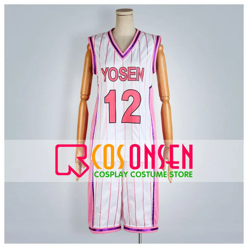 Костюм для косплея ONSEN Kuroko's баскетбольный Yosen High Tatsuya Himuro, костюм для косплея из розового белого Джерси