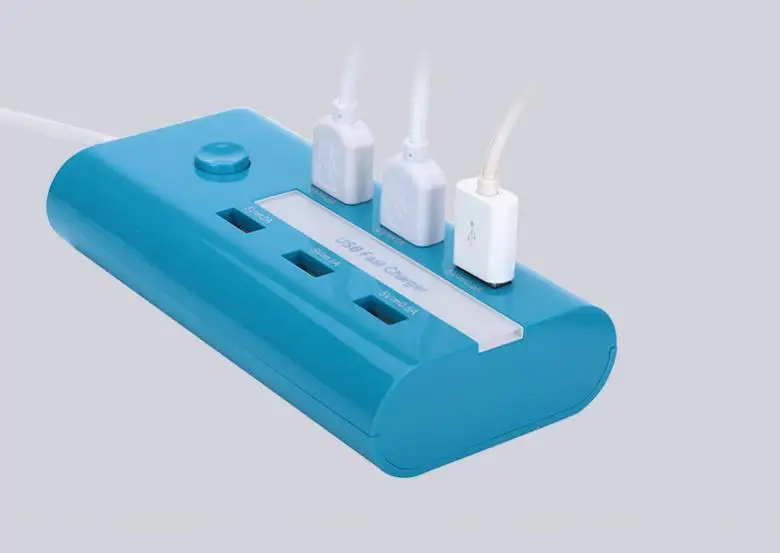 USB-розетка с 6USB-разъемами для зарядки многофункциональная легко носить собой