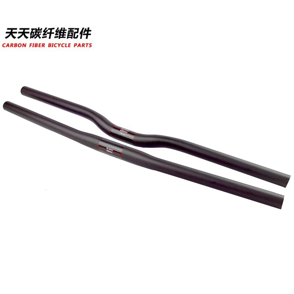 Full carbon bmx handlebar road mountain bicycle rise handle bar 3K diameter 25.4mm bicicleta accessories parts 98g superlight | Спорт и