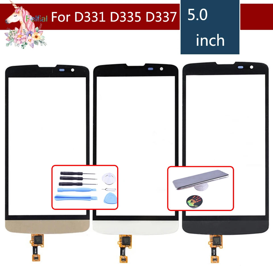Высококачественный сенсорный экран 5 0 дюйма для LG L Bello D331 D335 D337 дигитайзер Датчик