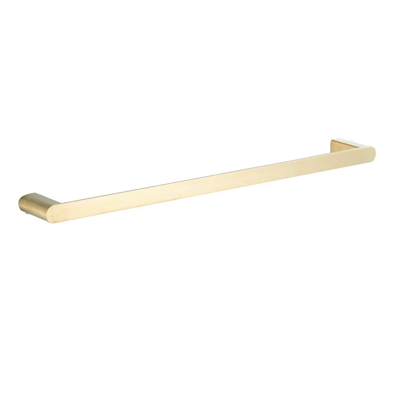 

Towel Bars for Bathroom Steel Bath Rack Hotel Style Wall Mount Hanger Washcloth Holder Rail Hand Towel Rod Brushed gold