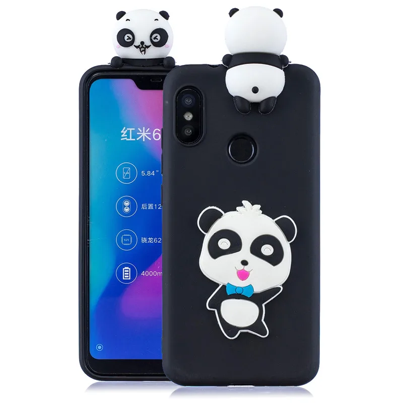 Для xiaomi mi a2 lite чехол для Coque xiaomi mi A2 Lite Xio mi A1 A2 A 2 lite чехол 3D единорог панда кукла мягкий чехол для телефона s - Цвет: D