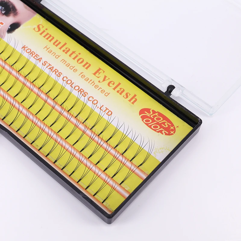 Объемные ресницы из искусственной норки с завитками удлиненные индивидуальные