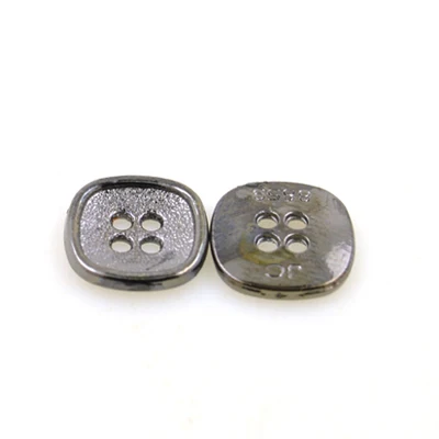 028 black 10mm Новое поступление, высокое качество, 10 шт./партия, маленькая Металлическая пуговица для шитья, цинковый сплав, золотой, черный цвет, используется для футболок, аксессуары для одежды - Цвет: 028 black 10mm