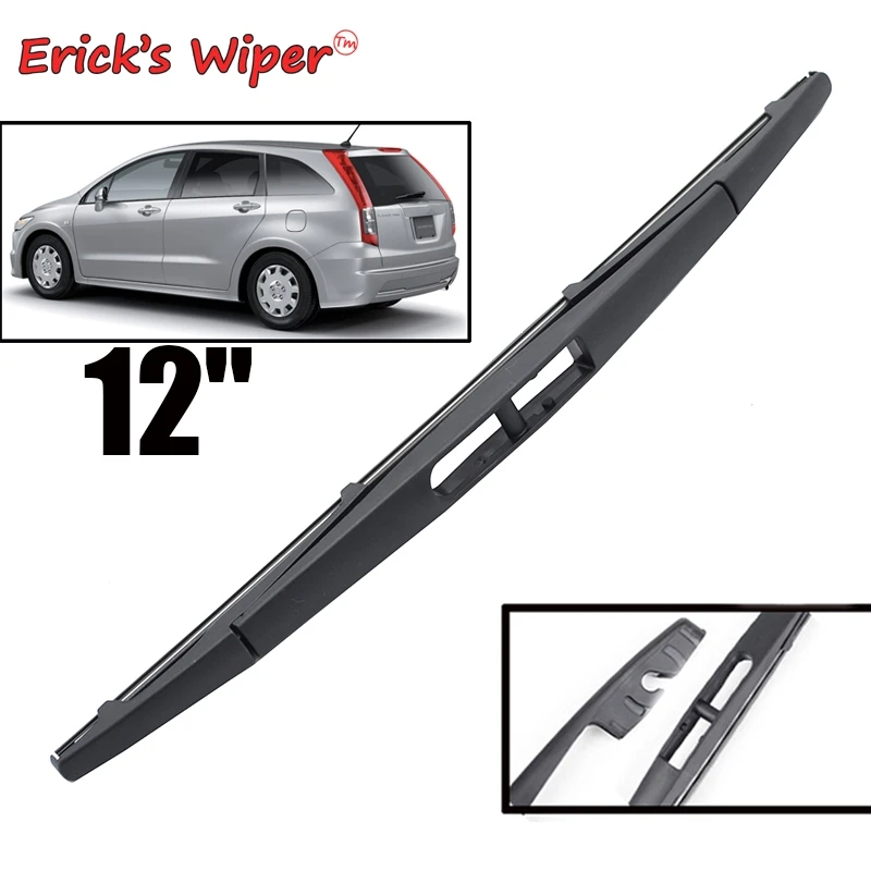 

Erick's Wiper 12" Rear Wiper Blade For Honda Stream 2003 - 2014 Windshield Windscreen Rear Window 2013 2012 2011 2010 2009 2008