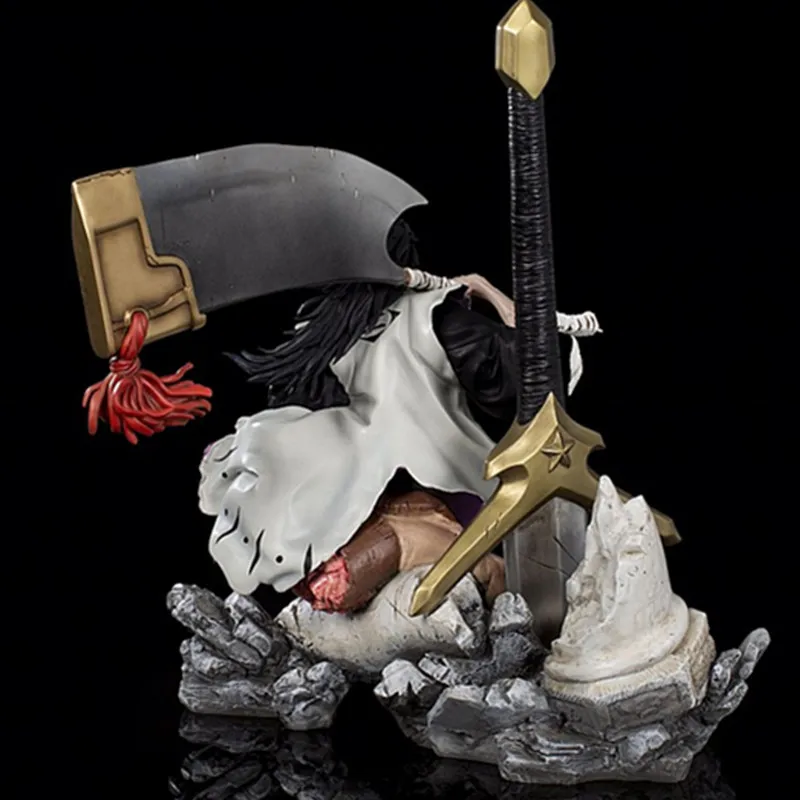 Аниме BLEACH Kenpachi Zaraki Kusajishi Yachiru 1/5 сцены смолы статуя фигурка Коллекция Модель игрушки X535
