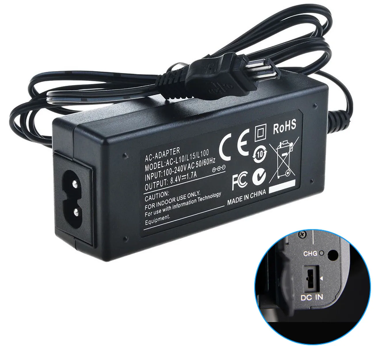 AC Power Adapter Charger for Sony HVR-A1 HVR-A1E HVR-HD1000 HVR-HD1000E HVR-HD1000P HVR-HD1000U HDV Camcorder | Электроника - Фото №1