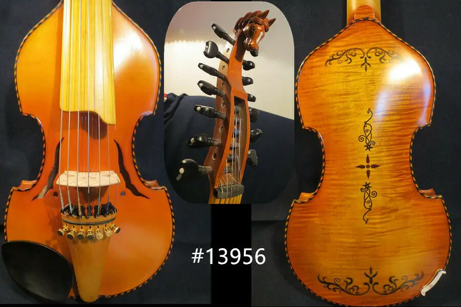

SONG Brand master 7*7 strings 14" Viola d'Amore,14 strings horse's head #13956