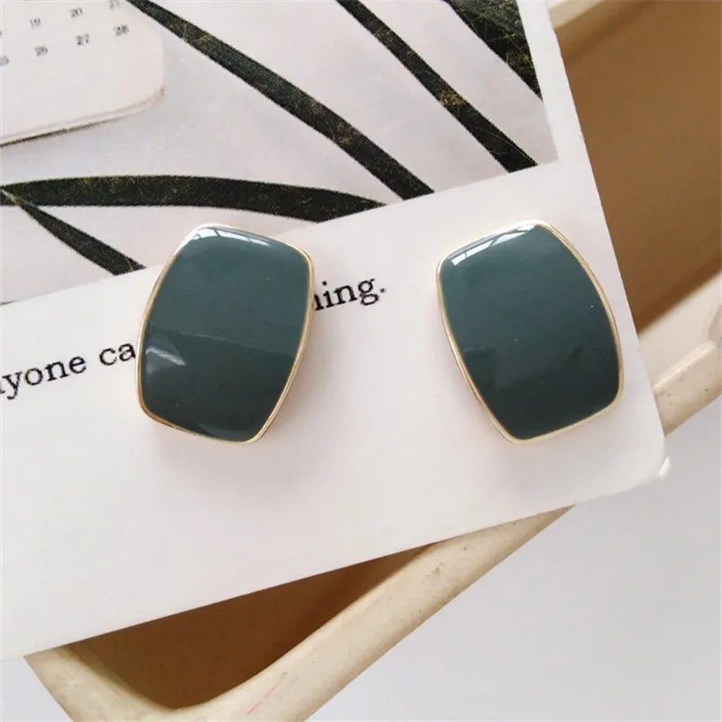 Эффектные женские вечные серьги Tide Модные металлические для девушек тонкой