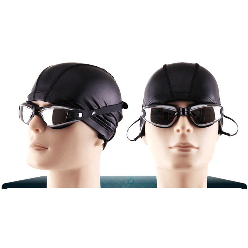 Профессиональные плавательные очки силиконовые для близорукости плавания анти