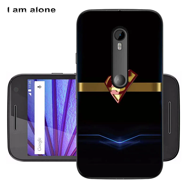 Soft TPU S35 Чехлы для телефонов I am alone, для Motorola Moto G3, 5,0 дюймов, мягкий ТПУ чехол для мобильного телефона, милая сумка для Motorola Moto G3 - Цвет: Soft TPU S35