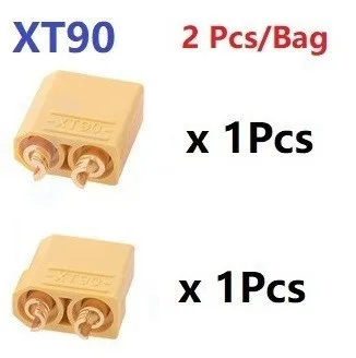 Белый XT90 XT-90 штекер Мужской Женский Пуля Разъемы Вилки для RC Lipo батарея Квадрокоптер Мультикоптер для самолетов аксессуары Запчасти - Цвет: Белый