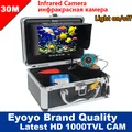 Eyoyo 15 м 1000TVL рыболокатор подводная камера для подледной рыбалки 4," ЖК-монитор 8 шт. светодиодный камера ночного видения для рыбалки