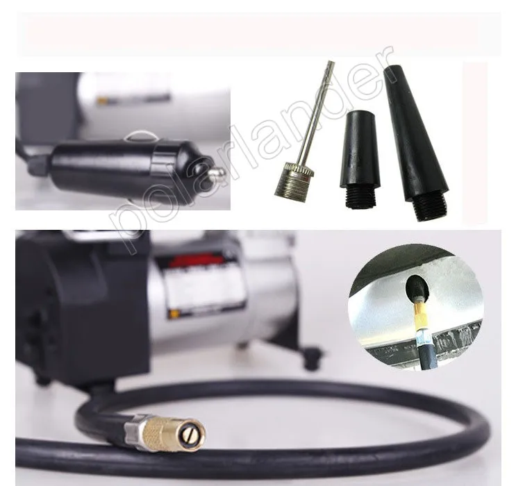 Оснастенный точный датчик давления 100 PSI компрессор для автомобиля надувной