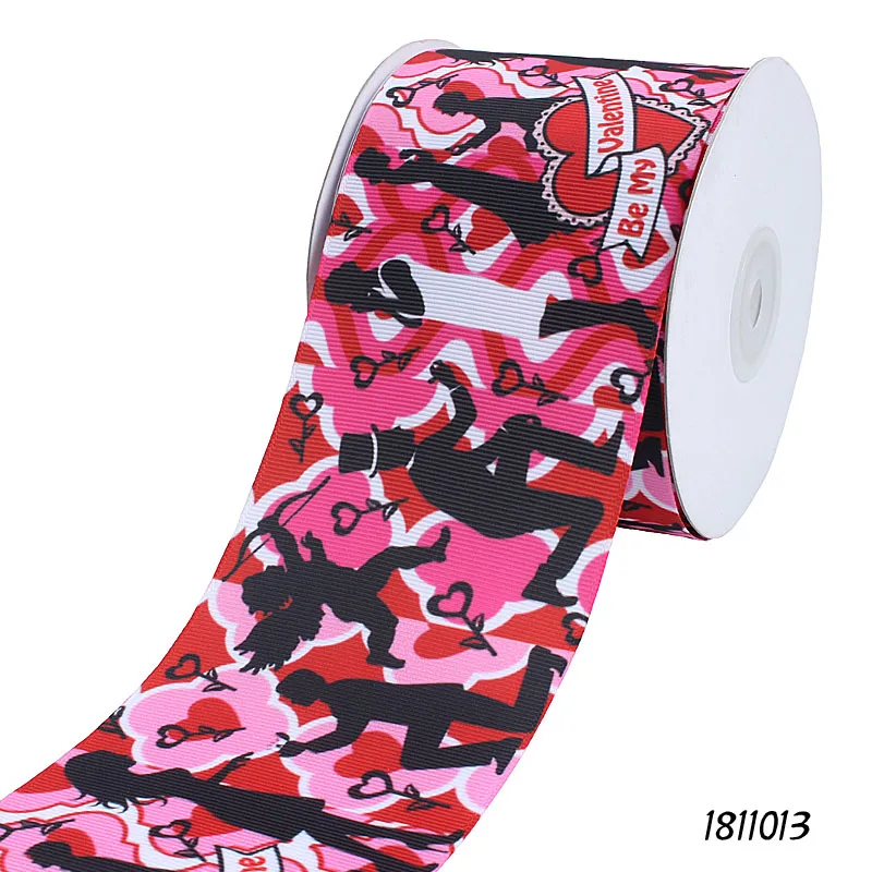 (50 ярдов/партия) Новый дизайн с сердечком на День святого Валентина|Ленты для