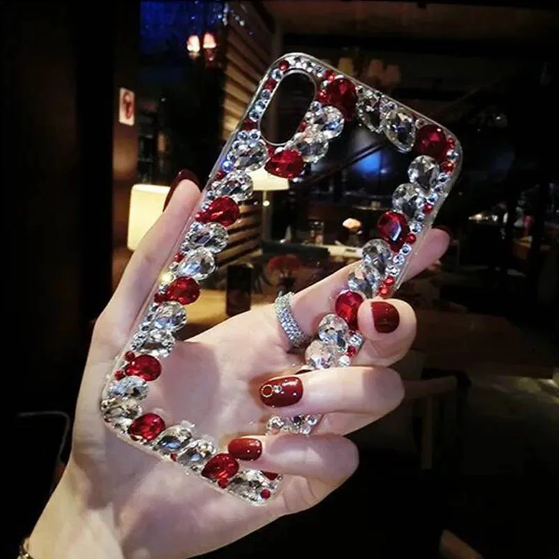 Роскошные ювелирное блеск чехол для телефона SAMSUNG Galaxy S8 плюс S9 PLUS Мода Стильный |