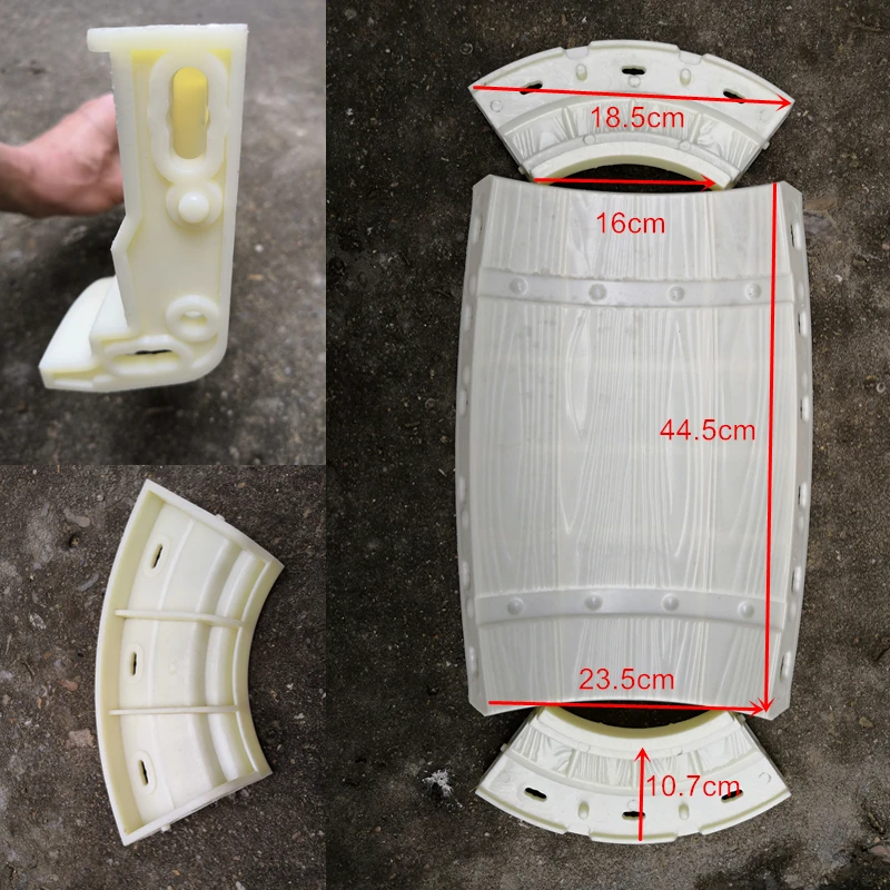 50 см(19.68in) GRC прочный дом Садоводство литье дна бонсай DIY Круглый Синтаксический дерево пиво Барраль бетонный цветочный горшок плесень
