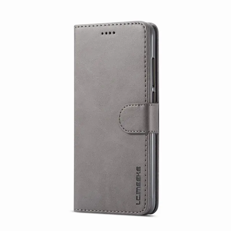 Кожаный чехол-книжка для samsung A50, A30, A70, A10, A40, A20, E, A80, A60, Магнитный чехол-кошелек, слот для карт, чехол для телефона s, для Galaxy A50, чехол - Цвет: gray