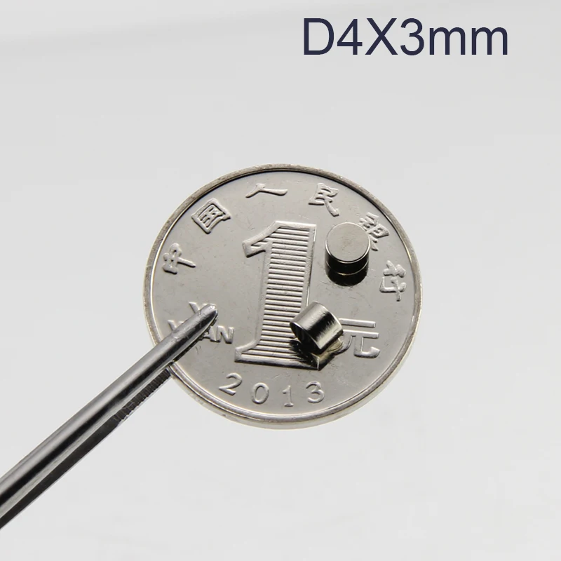 200 шт. Dia.4x3mm Сильный Круглый NdFeB диаметр 4 мм x 3 N50 Редкоземельные неодимовые