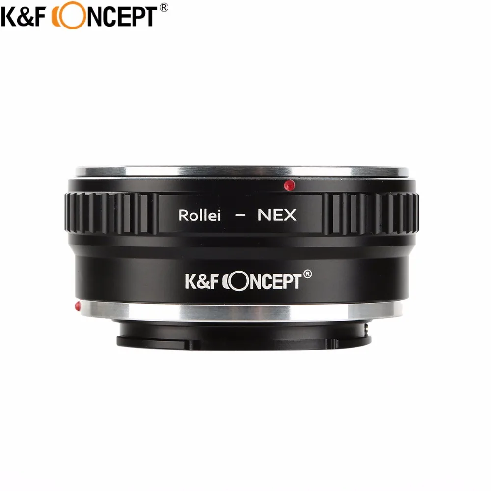Переходное кольцо K & F для объектива фотокамеры из латуни и алюминия Rollei QBM