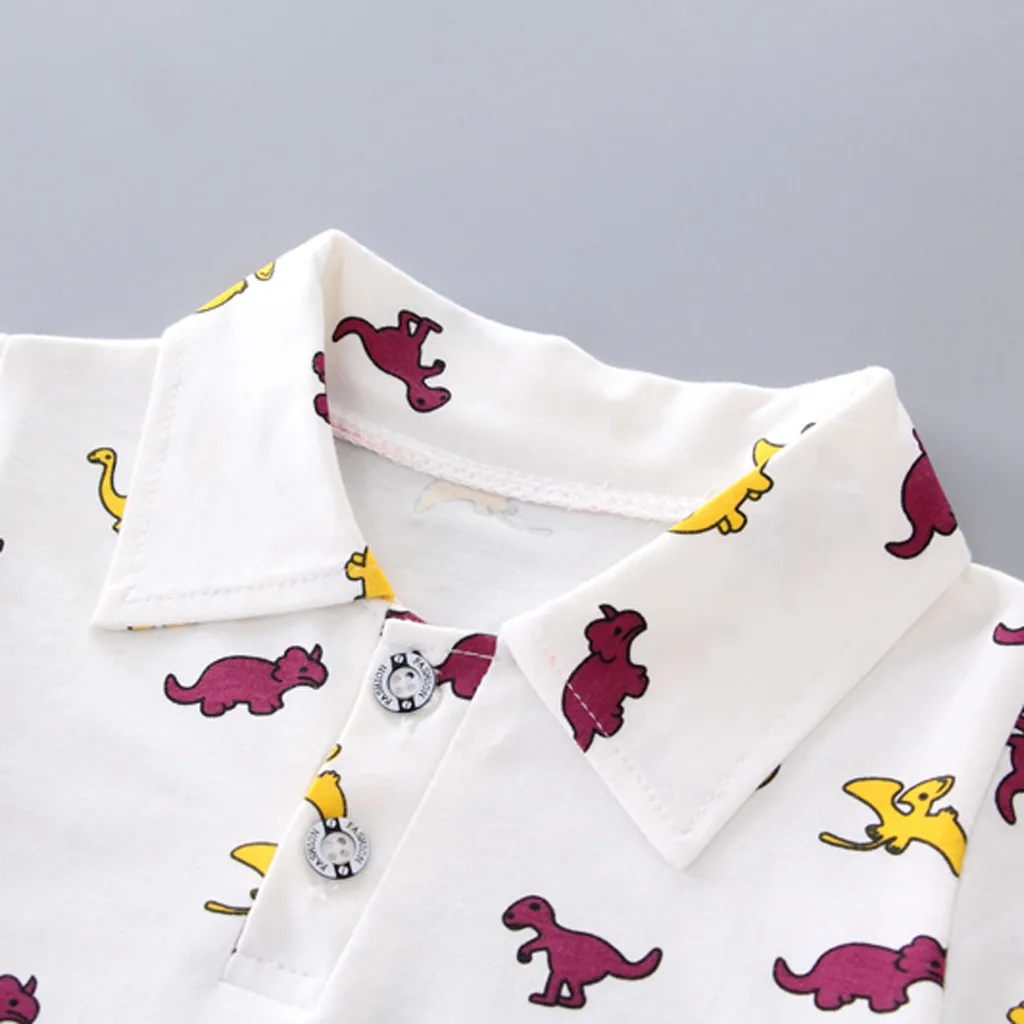 Комплекты для малышей рубашка с отложным воротником и короткими рукавами