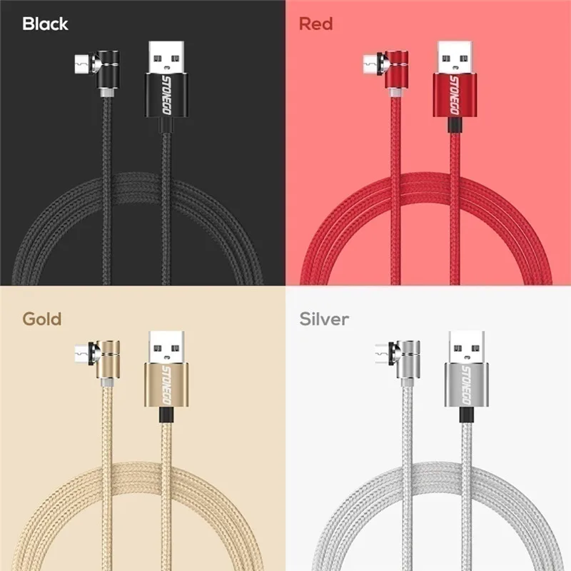 Acgicea 90 градусов L магнитное зарядное устройство Micro USB кабель Магнитный зарядный шнур для samsung S7 магнитные кабели Micro usb зарядный провод