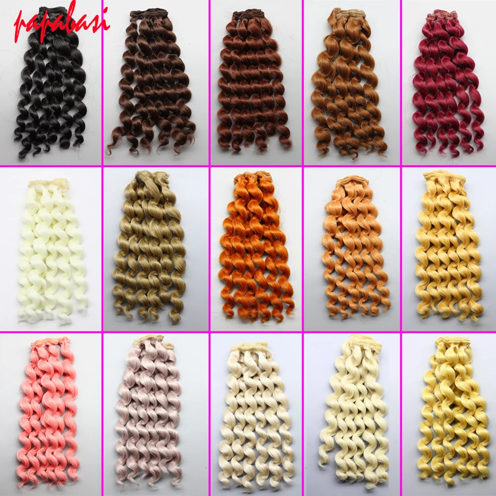 Парик для шарнирной куклы 20*100 см 1 шт.|doll wig|doll wigs bjdwig bjd |