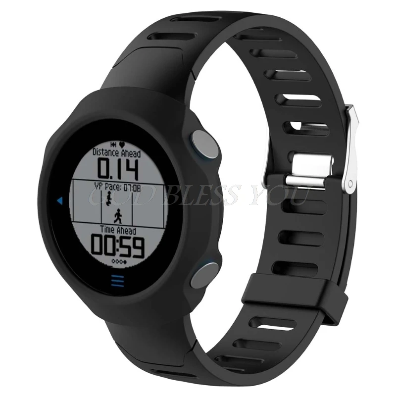 Силиконовый защитный чехол рамка для спортивных часов Garmin Forerunner 610 Прямая