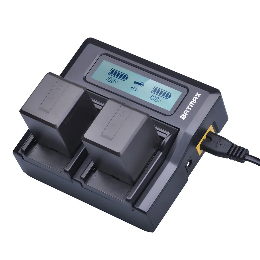 2 шт. VW-VBG260 VW VBG260 VW-VBG130 VW VBG130 аккумуляторная батарея+ быстрое ЖК двойное зарядное устройство для Panasonic HS250 SDR-SD7 HDC-MDH1