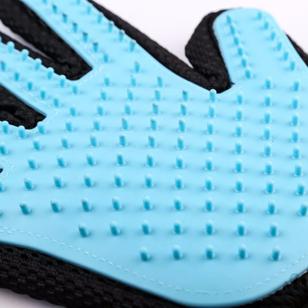 Домашнее животное силиконовый перчатки для ухода за волосами кошек собачья