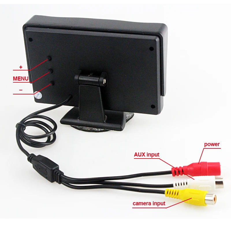 Blchc 2 в 1 TFT LCD видео 4 3 дюймов парковочный HD экран монитор с камерой заднего вида