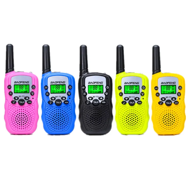 2 шт. мини Baofeng BF-T3 портативная рация 8/22 каналов для детей двухстороннее радио 10 тонов вызова КВ трансивер коммуникатор T3
