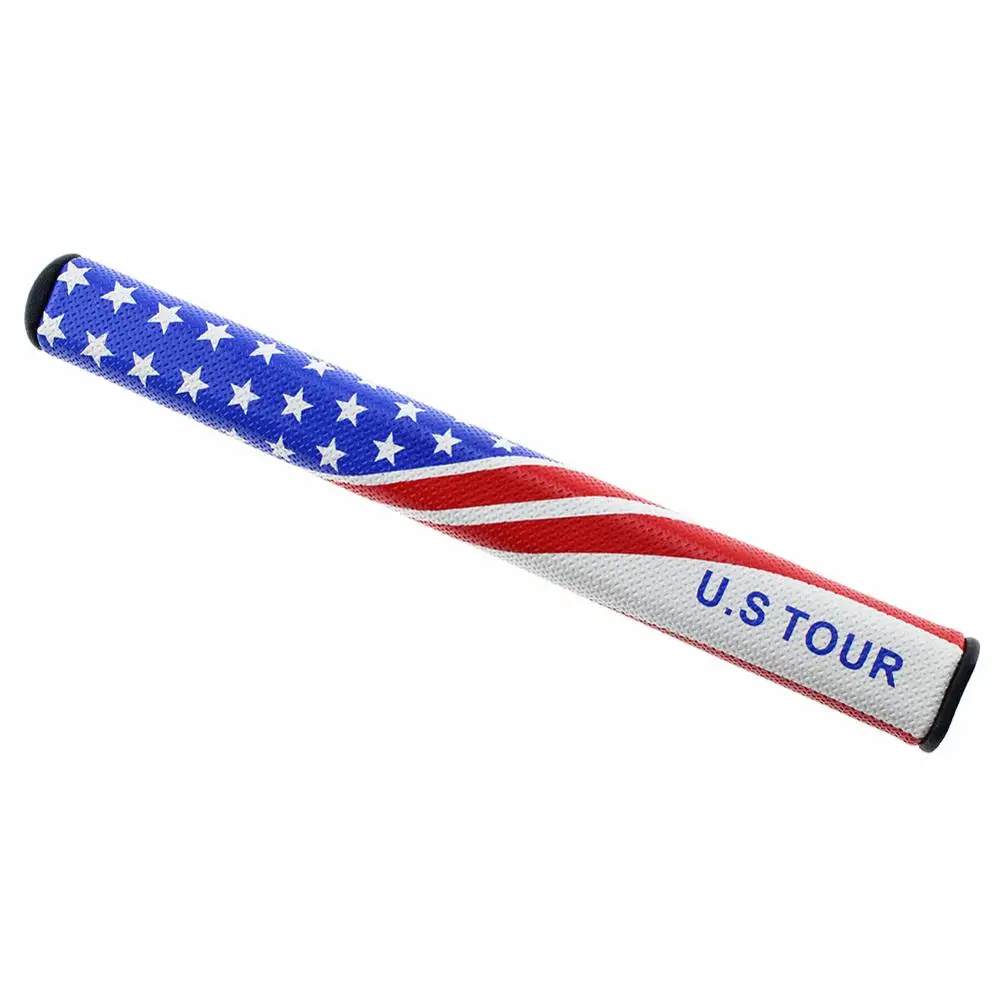 CRESTGOLF новейшая ручка для гольфа s U.S Тур Флаг Для Гольфа Клюшки Ручки PU ручки для клюшек для гольфа противоскользящая ручка для гольфа Размер 2,0 - Цвет: Синий