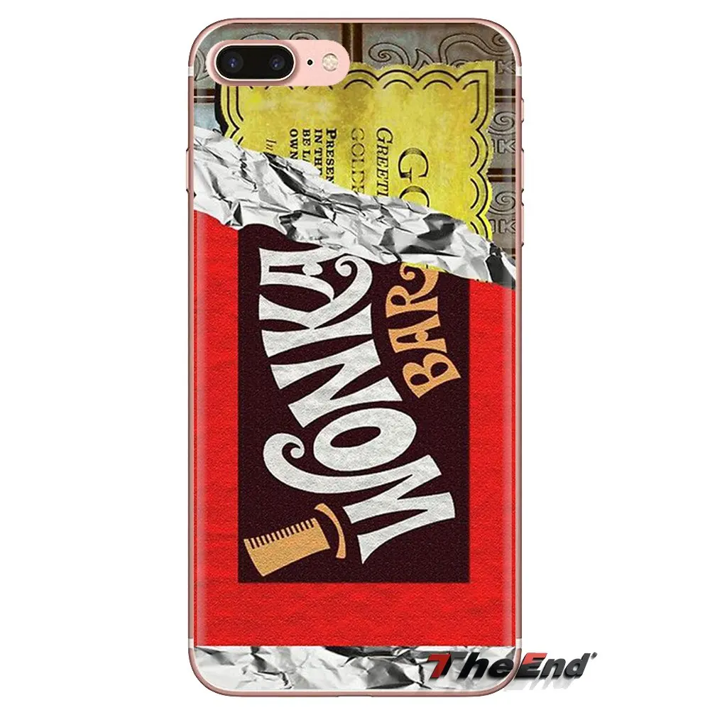 Transparent TPU Cases alenka bar wonka chocolate For Sony Xperia Z Z1 Z2 Z3 Z5 compact M2 M4 M5 C4 E3 T3 XA Huawei Mate 7 8 Y3II |