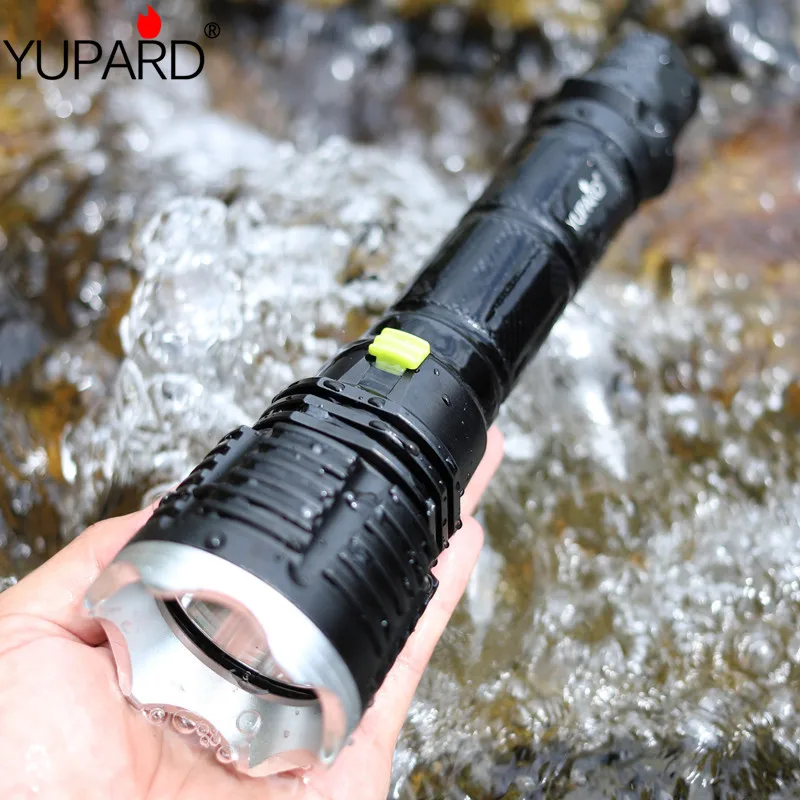 YUPARD XM L T6 светодиодный желтый светильник фонарь фонарик для дайвинга рыбалки