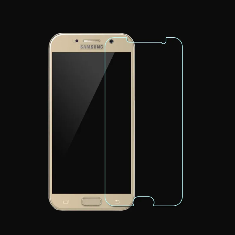Для SAMSUNG Galaxy A7 2017 Защитная крышка для экрана закаленное стекло 5 7 дюймов 9H A720 A720F