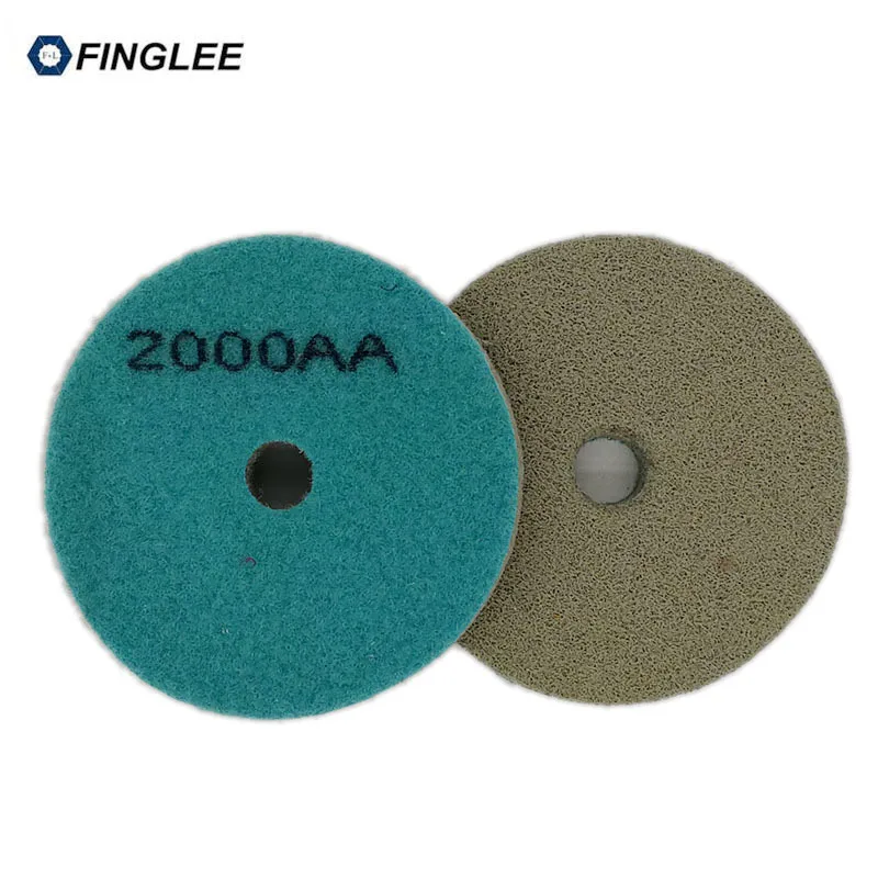 FINGLEE 4 &quotдюймов 6 шт./компл. 100 мм терраццо гранит бетон фарфор губка полировки
