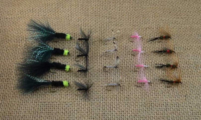 Супер предложение MNFT! 40 шт. рыболовные мушки форели лососевые снасти с сухим