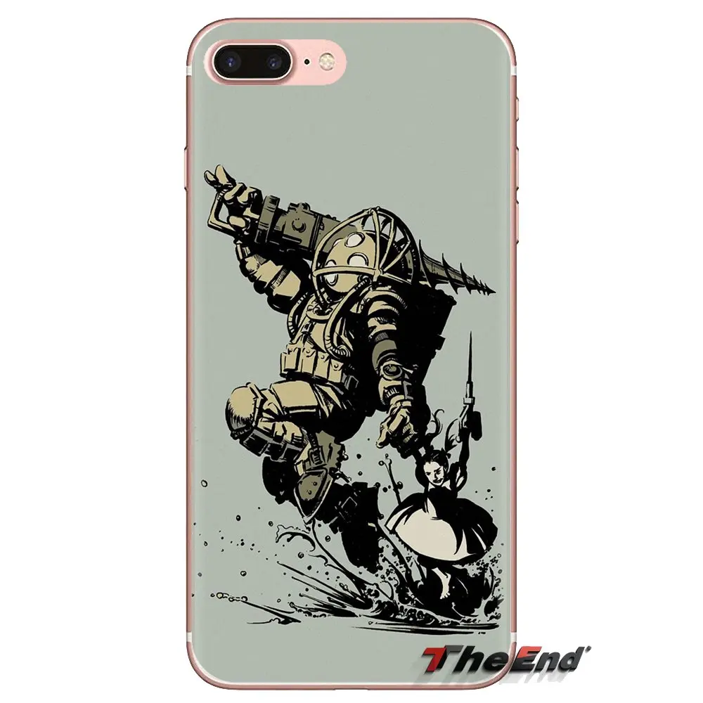 Bioshock Big Daddy Transparent Soft Shell Covers For Xiaomi Redmi 4A S2 Note 3 3S 4 4X 5 Plus 6 7 6A Pro Pocophone F1 |