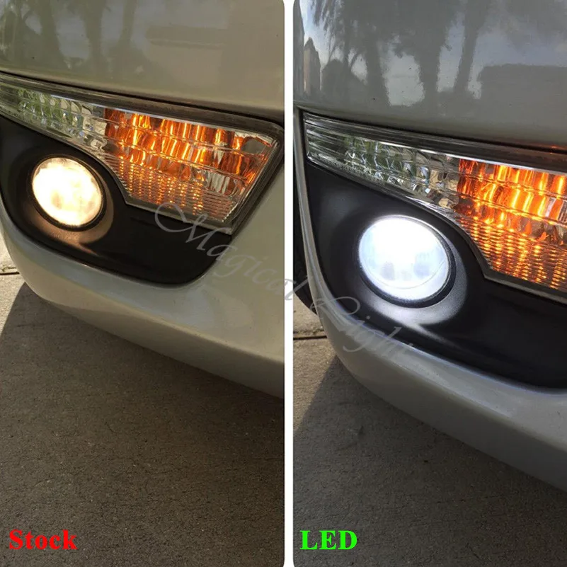 Авто H11 Светодиодный противотуманный светильник H8 H10 H16 9005 9006 PS X 24W DRL лампа для Mercedes W211 W203 W204 W210 Honda civic accord crv fit