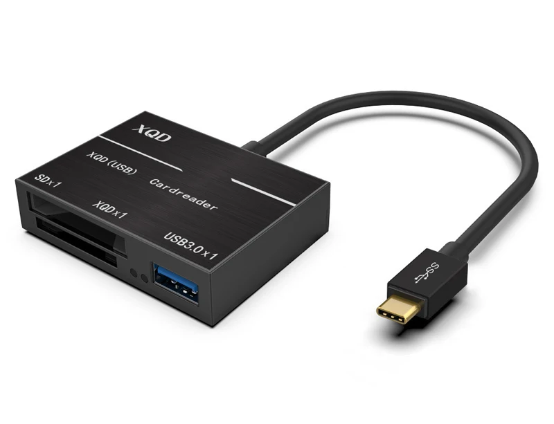 Профессиональный Тип C до USB 3,0 SD Карта памяти SDHC карта XQD Смарт кард-ридер OTG адаптер для Macbook 500 МБ/с. для sony для lexar