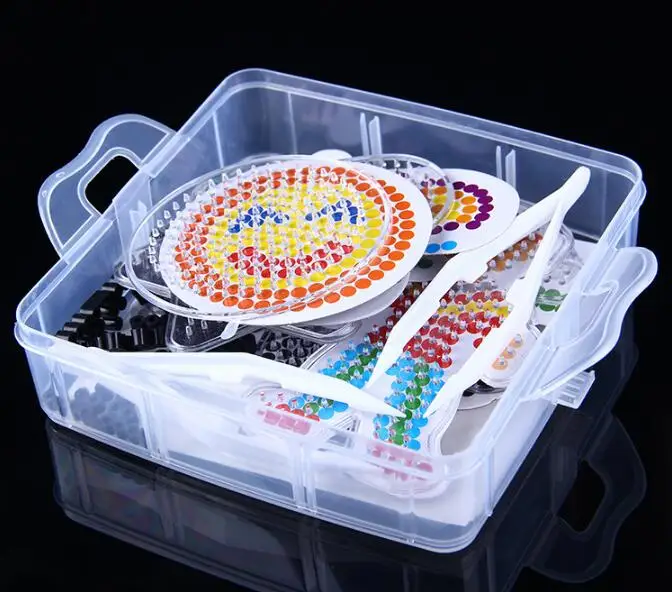 Perler Beads 9000 шт. в коробке набор 5 мм Hama предохранители 6 шаблонов + железная бумага 3